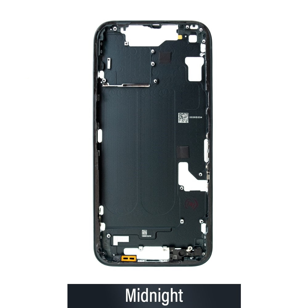 Brown Chassis Mid Frame Cover Replacement Assembly for iPhone 14-Midnight (CHINA VERSION) Brown Chassis Mid Frame Cover Replacement Assembly for iPhone 14-Midnight (CHINA VERSION)